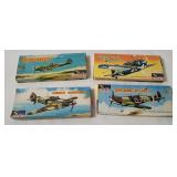 4 Sanwa Model Kits - Hayate, Buffalo, Hawker