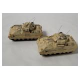 2 Corgi Diecast M2a2 Bradley Tanks