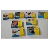 8 Eko Miniature Model Kits - Spitfire, Hawker Etc.