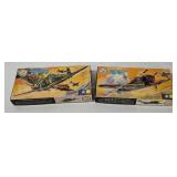 2 Tamiya Japanese Fighter Model Kits 1/50