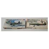 2 Tamiya Model Kits 1/50 - Ki61 Hien, Zero Fighter