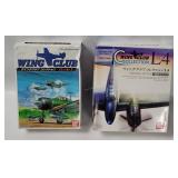 2 Bandai Wing Club Model Kits 1/144