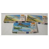 3 Jo-han Model Kits 1/72 - P-47d, Bf 109