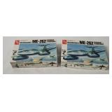 2 Amt Messerschmitt Me-262 Model Kits 1/72