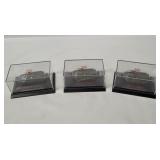 3 Military Museum Collection Mini Plastic Aav's