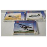 3 Aml Model Kits 1/72 - Mitsubishi, Heinkel, O-47a