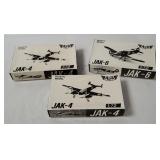 3 Alfa Yakovlev Jak-4/6 Model Kits 1/72