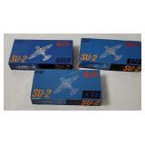 3 Alfa Sukhoi Su-2 Model Kits 1/72