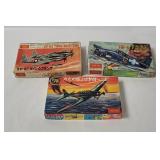 3 Nitto Model Kits 1/75 - Twin Mustang, F6f-5