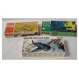 3 Frog Model Kits 1/72 - Hellcat, Heinkel He219