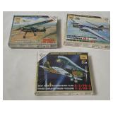 3 Zveda Warplane Model Kits 1/144