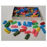 Vtg Small Plastic Model Cars - Mpc Etc.