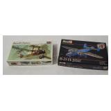 2 Revell Model Kits - Sopwith Triplane, B-25