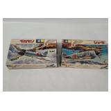 2 Tamiya Japanese Warplane Model Kits 1/72