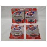 4 Mini Metals Vehicles - Desoto, Fairlane