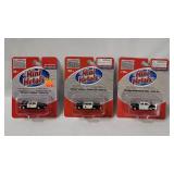 3 Mini Metals Police Cars - Fairlane Etc.