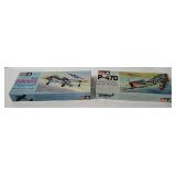 2 Monogram Model Kits - P-47d T-bolt, Dornier
