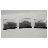 3 Military Museum Collection Mini Plastic Aav's