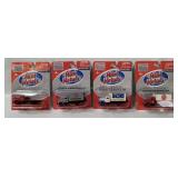 4 Mini Metals Vehicles - Flat Bed, Ice Truck