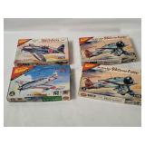 4 Nichimo Model Kits 1/72 - Raiden, Hien, A5m4