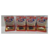 4 Mini Metals Vehicles - Bel Air, Fleetline