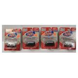 4 Mini Metals Vehicles - Metro Delivery Trucks