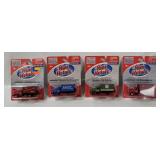 4 Mini Metals Vehicles - Delivery Vans