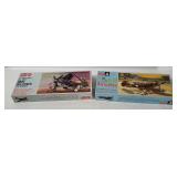 2 Monogram Model Kits - Airacobra, Helldiver