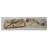 2 Airfix/ Frog Model Kits 1/72 - Spitfire, Blohm