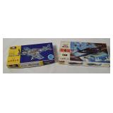 2 Model Kits - Hasegawa Mustang, Fujimi Hellcat