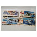 4 Hasegawa Model Kits 1/72 - Mitsubishi, Nakajima