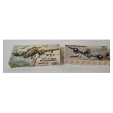 2 Frog/ Airfix Model Kits 1/72 - Junkers, Hampden