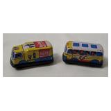 Tin Litho Mini Friction Bus & Truck