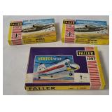 3 Faller Model Kits 1/100 - Vertol Vt107, Heinkel