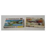 2 Hasegawa Model Kits 1/72 - Heinkel, Zero Fighter