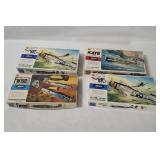 4 Hasegawa Model Kits 1/72 - Focke Wulf, T-bolt