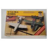 Testors V-1 & Oka Bombs Model Kit 1/48
