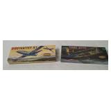 2 Aurora Model Kits - Tiger Moth, Panther Jet