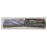 2 Hasegawa Model Kits 1/72 - Nakajima, Mustang