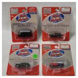 4 Mini Metals Vehicles - Ford Customline, Courier