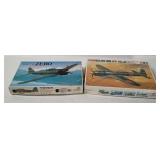 2 Warplane Model Kits - Fujimi A6m2, Tamiya Saiun