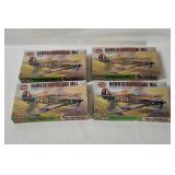 4 Airfix Hawker Hurricane Mk I Model Kits 1/72