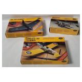 3 Testors Model Kits 1/48 - Nieuport, Komet, Ryan