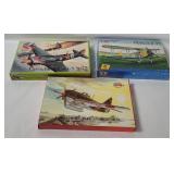 3 Warplane Model Kits 1/72 - Lavochkin, Praga