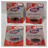 4 Mini Metals Vehicles - Ford Courier Sedan Etc.