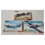 3 Kovozavody Lavockin Model Kits 1/144