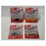 4 Mini Metals Vehicles - Fairlane, Meadowbrook