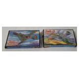 2 Russian Jak-9 Jakolev Model Kits 1/72