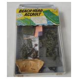 Vtg Beach-head Assault Plastic Toy Set