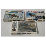 3 Model Warplane Kits 1/72 - Shinden, A6m8